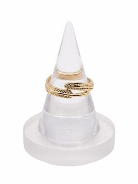 New Woman’s Long Wrapped Feather Gold Classy Native Boho Vintage Style Ring Sz 5